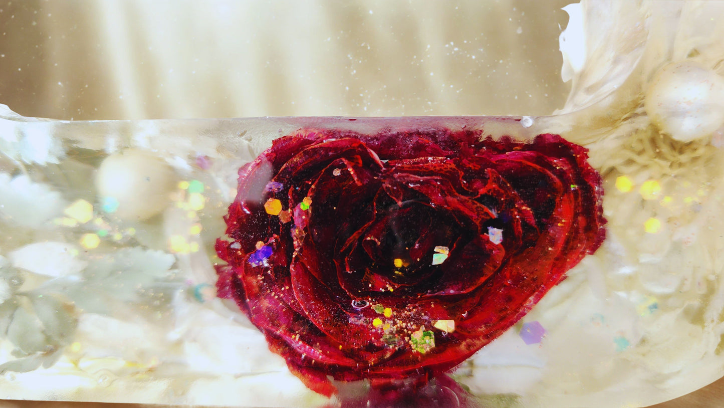 Eternal Love- Wedding Flower Preserved Initial Custom (A-Z)